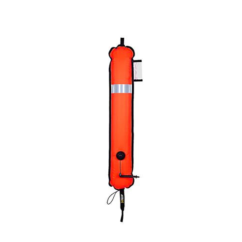 XDEEP Orange 90cm Closed SMB with 3M Solas Reflective Tape | Simply Sidemount